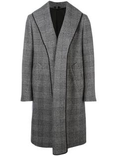 пальто в клетку Z Zegna