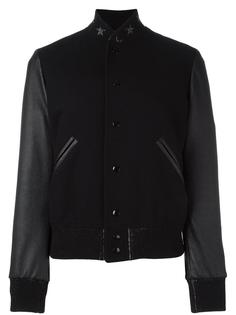 куртка со звездами на воротнике Saint Laurent