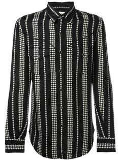 рубашка с принтом звезд  Saint Laurent