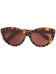солнцезащитные очки с оправой "кошачий глаз" Alexander Mcqueen Eyewear