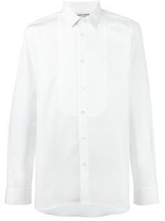 рубашка Yves с воротником и манишкой из пике Saint Laurent