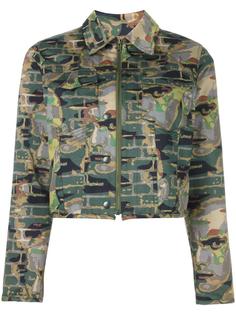 куртка с камуфляжным принтом Jean Paul Gaultier Vintage