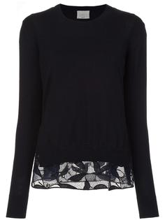 джемпер с круглым вырезом под горло Grey Jason Wu