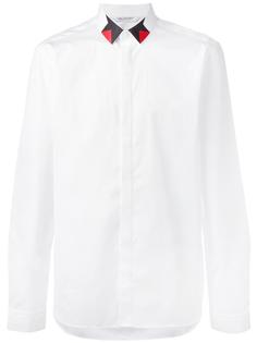 рубашка с геометрической отделкой на воротнике Neil Barrett