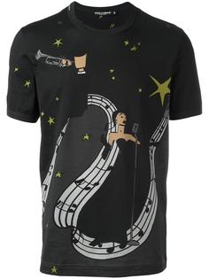 футболка с принтом Jazz Dolce & Gabbana