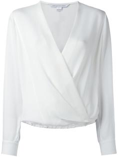 блузка с V-образным вырезом и запахом Diane Von Furstenberg