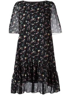 платье с цветочным принтом Saint Laurent