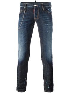 джинсы с цепочной окантовкой Clement Dsquared2