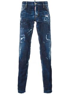 узкие вареные джинсы Dsquared2