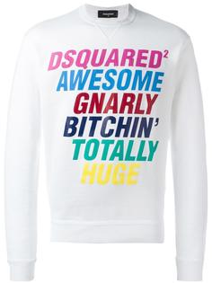 толстовка с принтом слогана Dsquared2