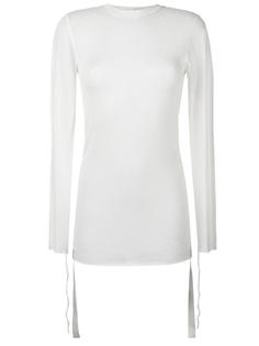 джемпер с круглым вырезом Helmut Lang