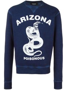 толстовка с принтом Arizona poisonous snake Dsquared2