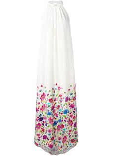 платье с цветочным принтом Oscar de la Renta