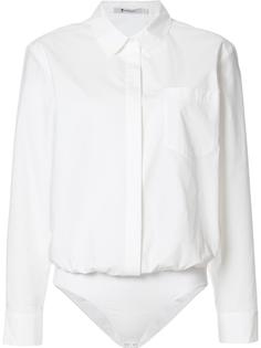 боди рубашечного кроя T By Alexander Wang