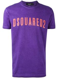 футболка с вышивкой логотипа Dsquared2