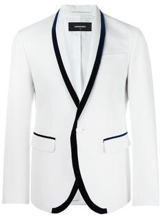 классический пиджак с лацканами-шалькой Dsquared2