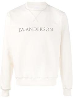 джемпер с логотипом и разноцветной строчкой J.W.Anderson