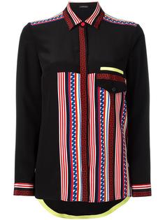 рубашка Race Stripes  Versace