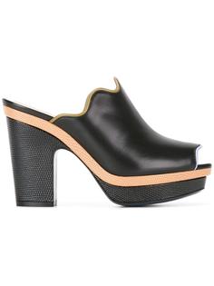 мюли Waves Fendi