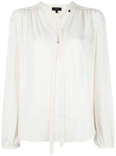 блузка с завязками на шее Theory