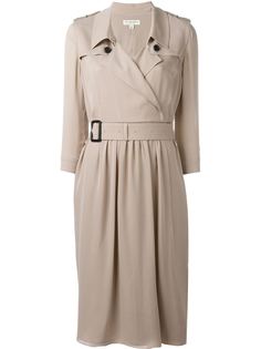 платье с поясом  Burberry