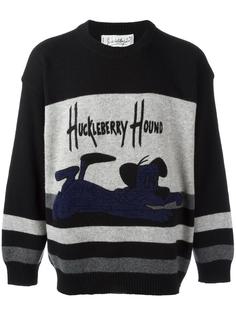 джемпер с принтом на тему мульфильма Huckleberry Hound Jc De Castelbajac Vintage