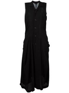 длинное платье с необработанными краями Comme Des Garçons Vintage