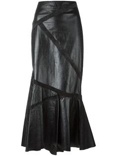 длинная кожаная юбка Jean Paul Gaultier Vintage