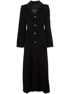 длинное однобортное пальто Jean Paul Gaultier Vintage
