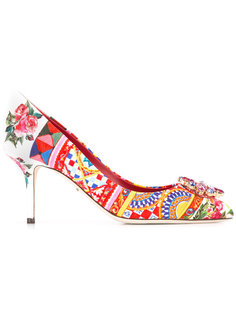 туфли-лодочки с узором Mambo Dolce & Gabbana
