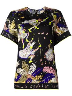блузка с узором Emilio Pucci
