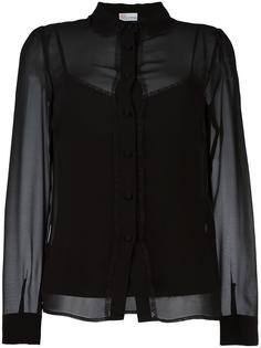 рубашка с кружевной отделкой  Red Valentino