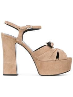 босоножки Candy 80 с бантом  Saint Laurent