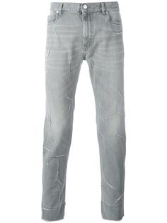 джинсы кроя слим с потертой отделкой Maison Margiela
