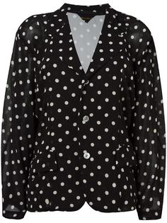 блузка с узором в горох Comme Des Garçons Vintage