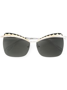 солнцезащитные очки в оправе "кошачий глаз" Alexander Mcqueen Eyewear