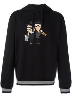 толстовка с капюшоном и нашивкой Dolce & Gabbana