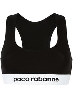 бюстгальтер с логотипом Paco Rabanne