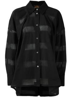 рубашка в прозрачную полоску Vivienne Westwood Anglomania