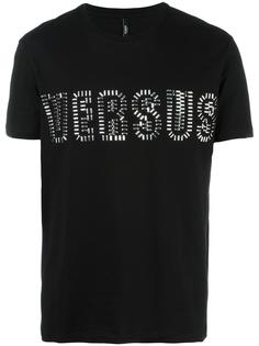 футболка с логотипом металлик Versus