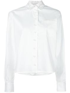 рубашка с перфорированным воротником Carven