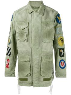 куртка с нашивками Off-White