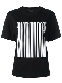 футболка с принтом штрихкода T By Alexander Wang