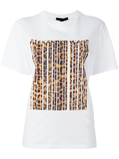 футболка с леопардовым принтом  Alexander Wang