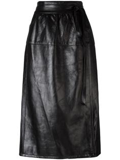 юбка со сборками на поясе Marc Jacobs