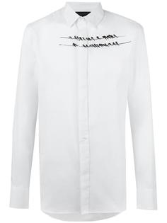 рубашка с принтом  Ann Demeulemeester Grise