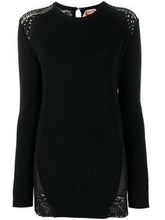 джемпер с кружевными вставками Nº21