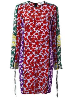 платье с цветочным принтом   MSGM
