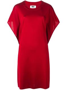 расклешенное платье  Mm6 Maison Margiela