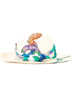 шляпа Rainbow Snake Ibo Maraca